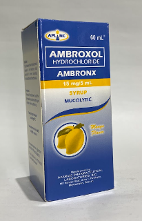 AMBRONX Ambroxol Syrup 15mg/5ml 60ml