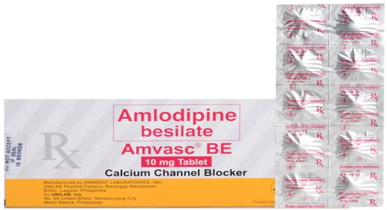 AMVASC BE Amlodipine Besilate 10mg Tab