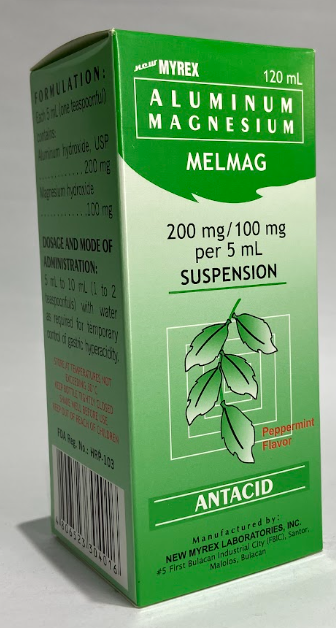 MELMAG Aluminum Magnesium Susp 200mg/120ML